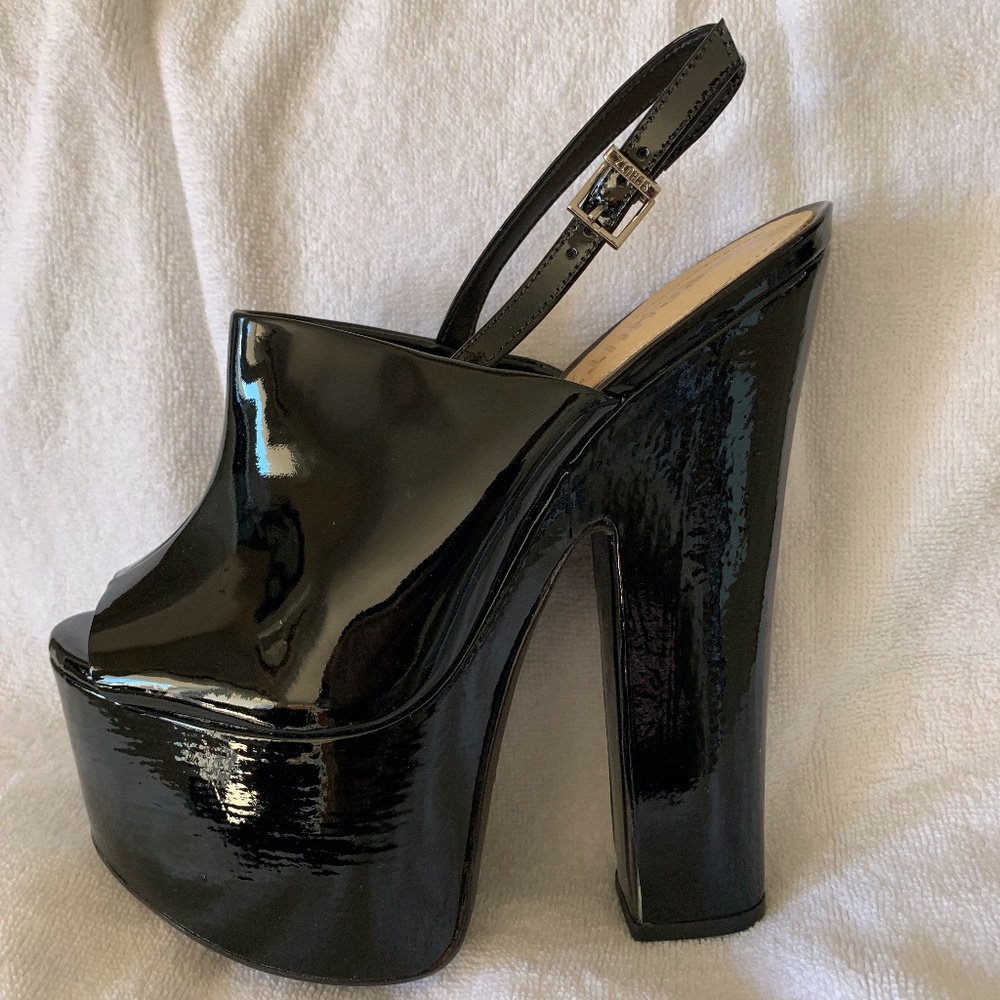 SCHUTZ Black Platform Heels
